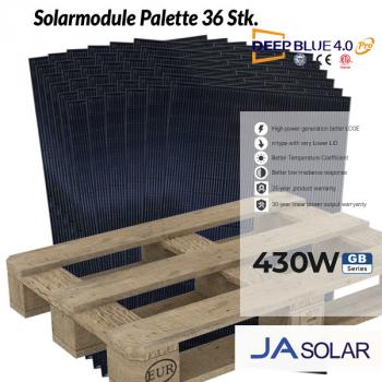 JA Solar 430w JAM54D41 Solarmodule 36 Stk. Palette kaufen - Bild