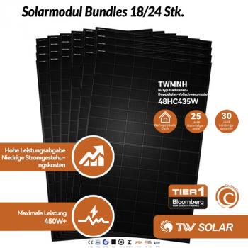 Tongwei TWMNH48HC Solarmodule Set Bündel 18-24 Stk kaufen - Bild